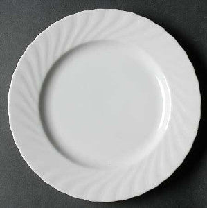 Royal Sheffield White Bavarian China Plates