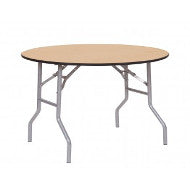 36 Round Wood Folding Table